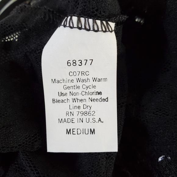 Vintage Cinema Etoile Beaded Slip Dress Size M Black Mesh Lace Sequin Retro Glam - Picture 13 of 16